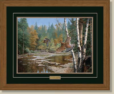 Cascade Crossing-Ruffed Grouse by David A. Maass